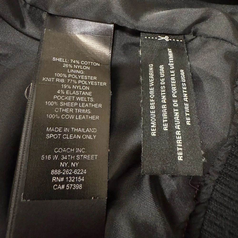 Coach Red Mens Barracuda Jacket - Picture 11 of 11